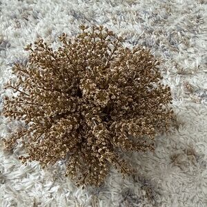 Elegant Brown and Gold Faux Floral Arrangement